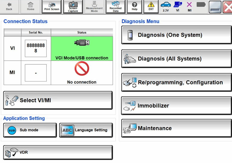 神田亰ページ Nissan Consult3 Plus V241 Not Recognize VXDIAG VCI Solution