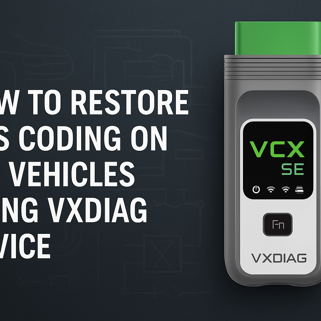 How to Restore ABS Coding on VW Vehicles Using VXDIAG Device – VXDIAG ...