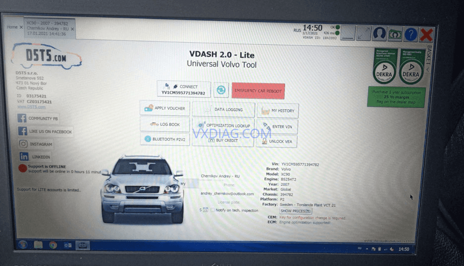Vdash Volvo VDASH Diagnostic Interface: VXDIAG vs Mongoose – Which Is More R ...