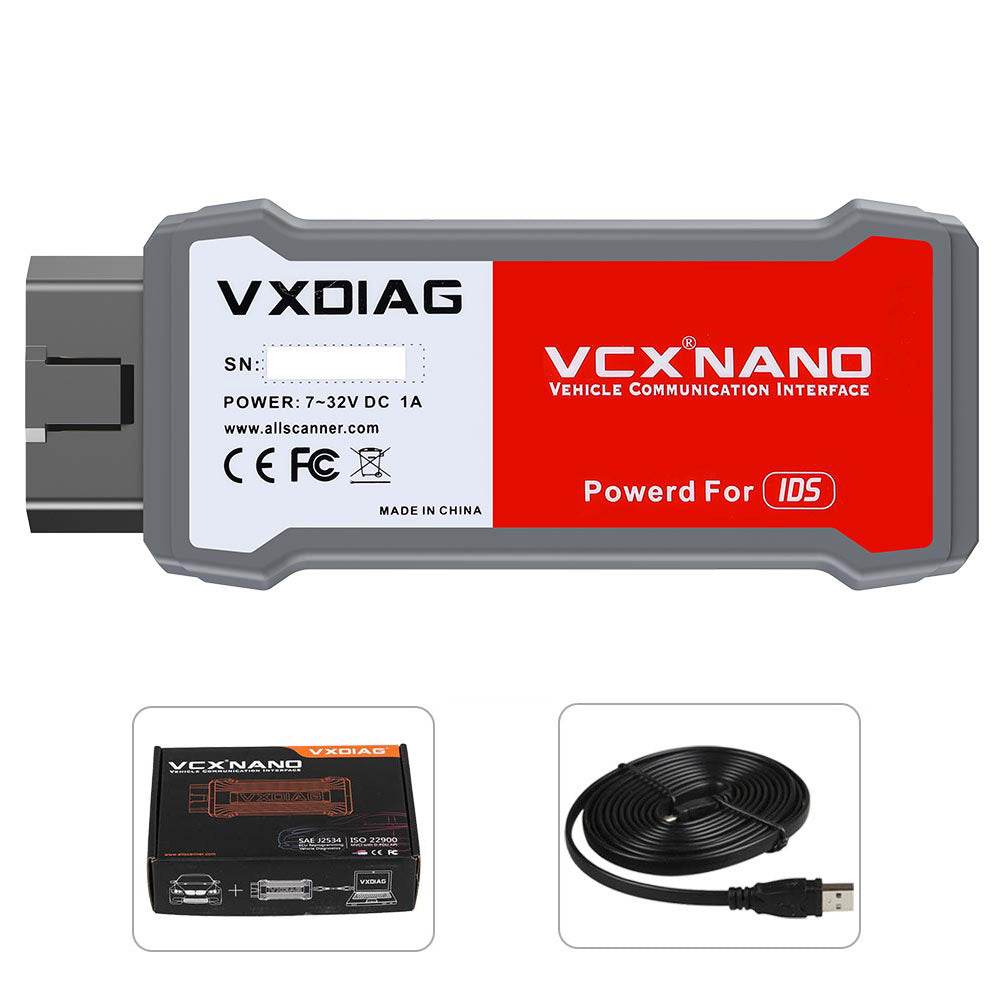 USB Version VXDIAG VCX NANO for Ford Mazda - VXDIAG Official Website