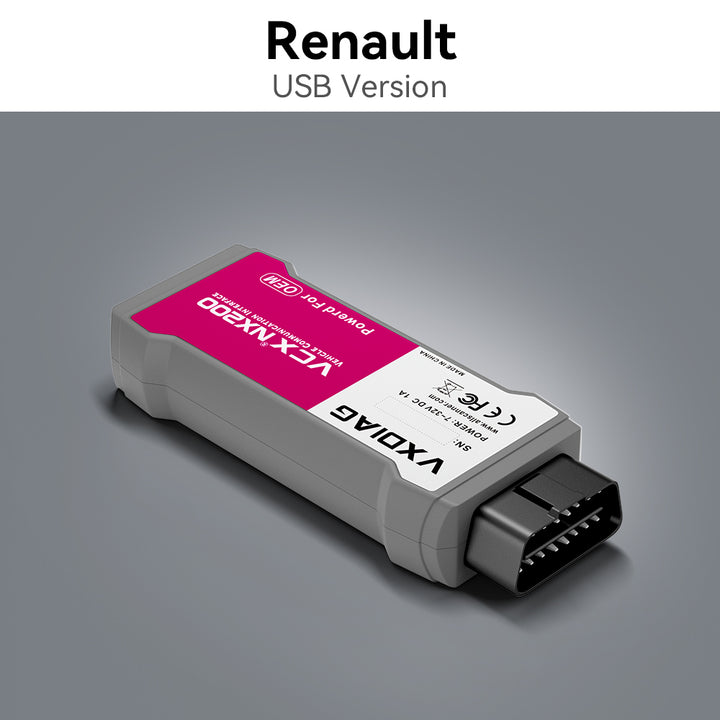 USB Version VXDIAG VCX NANO Renault