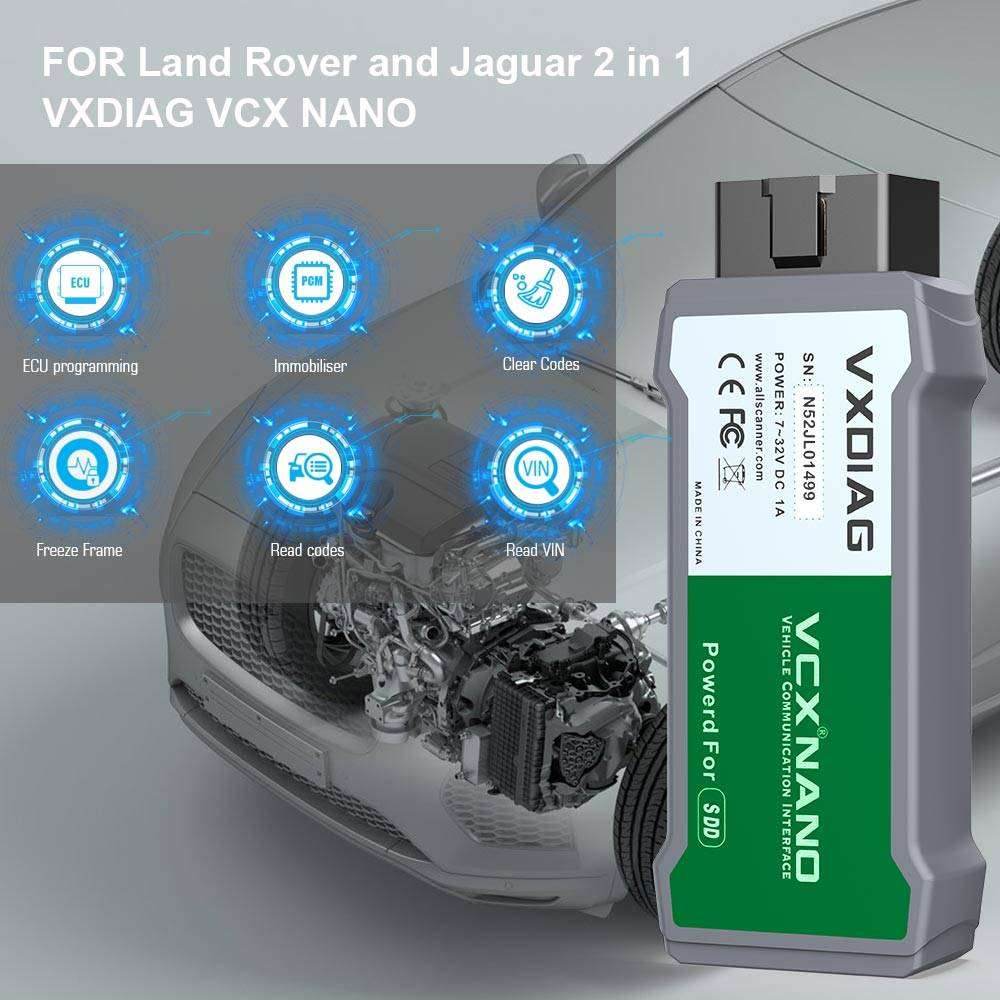 USB Version VXDIAG VCX NANO for JLR - VXDIAG Official Website