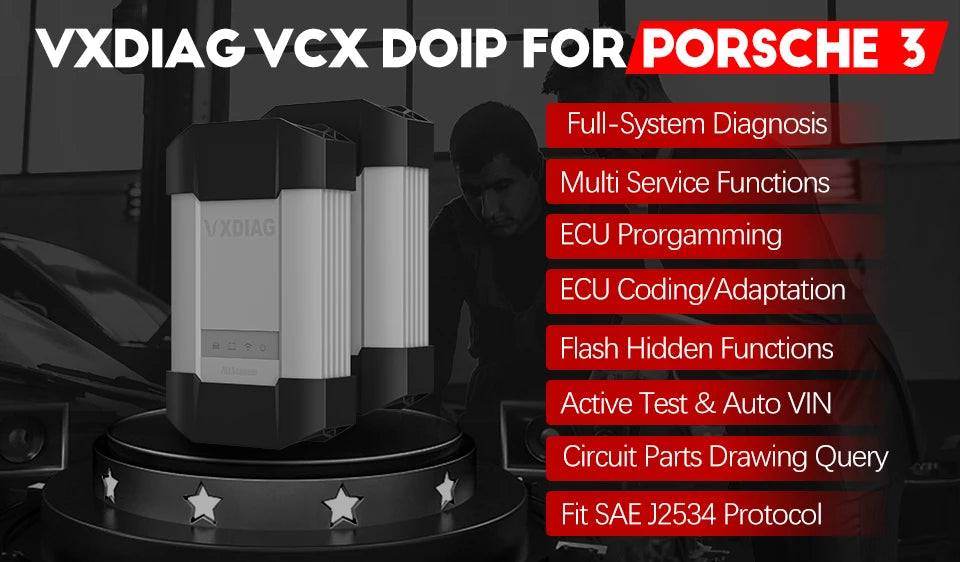 VXDIAG VCX PLUS PW3 full system diagnosis