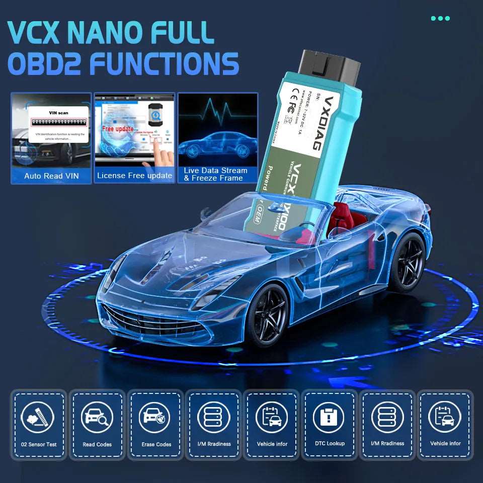 WIFI Version VXDIAG VCX NANO for VW